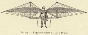 El aparato volador de Jacob Degen de French School